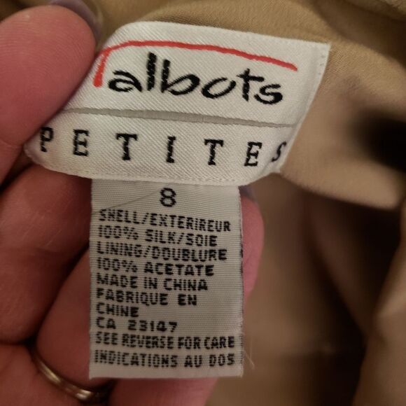 Talbots Petite Silk Dress - Picture 5 of 14